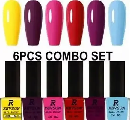 Beautiful Colour Nail Polish, Pack Of 6