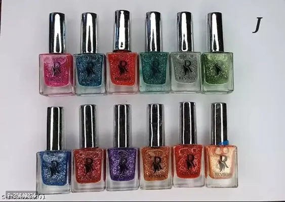 Beautiful Colour Nail Polish, Pack Of 12