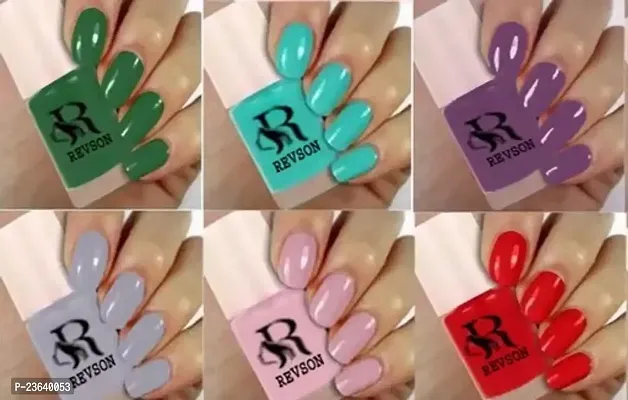 Beautiful Colour Nail Polish, Pack Of 6