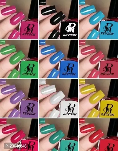 Beautiful Colour Nail Polish, Pack Of 12