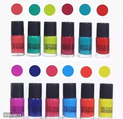 Beautiful Colour Nail Polish, Pack Of 12