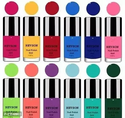 Beautiful Colour Nail Polish, Pack Of 12