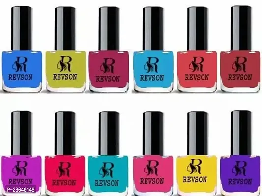 Beautiful Colour Nail Polish, Pack Of 12