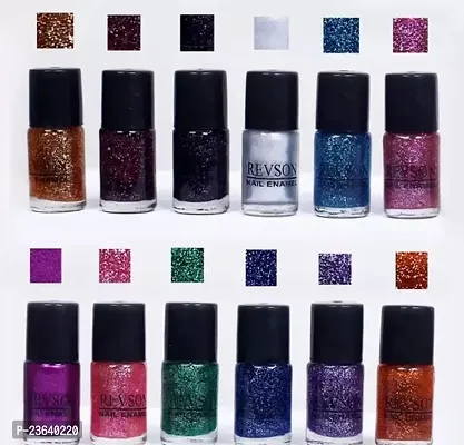 Beautiful Colour Nail Polish, Pack Of 12