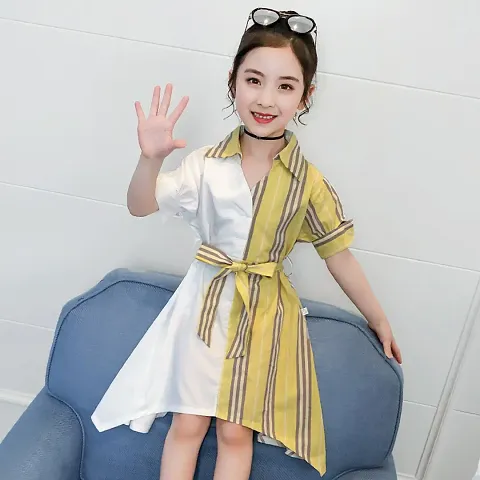 Korean Style Girl Cotton Dresses