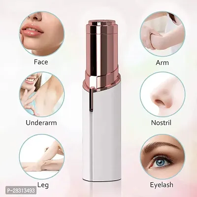 Modern Rechargeable 2 in 1 Facial Hair Remove Trimmer For Women-thumb2