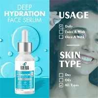 Krika present Deep Hydration Face Serum with 1.5% Hyaluronic acid , Skin Regeneration , Anti-Aging serum , Skin Wrinkles  Fine Lines Corrector serum for Men  Women (Pack of 1*40 ML)-thumb3