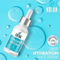 Krika present Deep Hydration Face Serum with 1.5% Hyaluronic acid , Skin Regeneration , Anti-Aging serum , Skin Wrinkles  Fine Lines Corrector serum for Men  Women (Pack of 1*40 ML)-thumb2