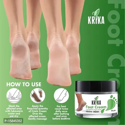 KRIKA present Crack Blaster Repair Cream for Cracked Skin, Heel, Finger Healing Balm and Crack Blaster for Dry Skin and Foot Cream (Pack of 01*50 gm)-thumb4