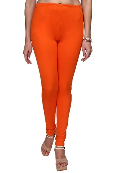 Fabulous Cambric Solid Leggings For Women