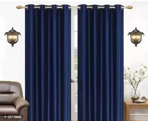 SM Polyester Long Door 9 Feet Curtain/Pack of 2 pcs-thumb0