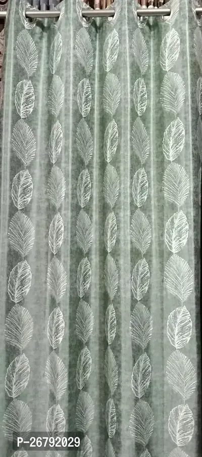 SM Digital New Print Curtains (Pack of 1pc) Green