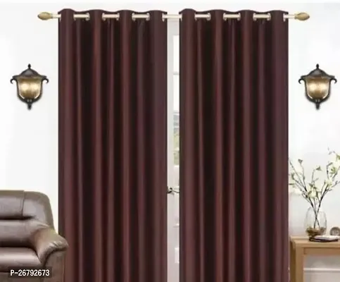 SM Polyester Long Door 9 Feet Curtain /Pack of 2 pcs