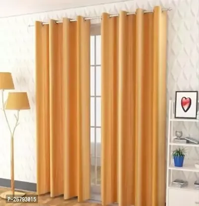 SM Solid Door 7 Feet Curtain /Pack of 2 pcs