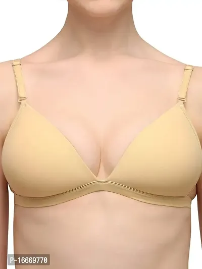 LENISSA Low Covarage Cotton Padded Blouse Bra-thumb4