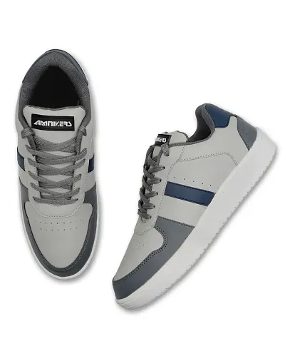 amnikers mens offset casual sneakers
