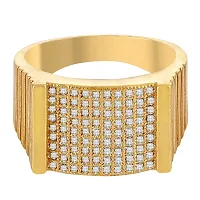 Spangel Enterprise Diamond Collection 18k Yellow Gold and Diamond Ring for men (20.0) (18.0)-thumb1