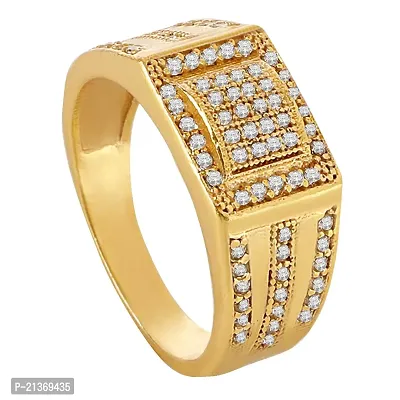 Spangel Enterprise Diamond Collection 18k Yellow Gold and Diamond Ring for men (20.0) (20.0)-thumb0