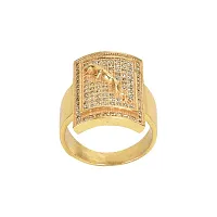 Spangel Enterprise Diamond Collection 18k Yellow Gold and Diamond Ring for men (20.0) (20.0)-thumb1