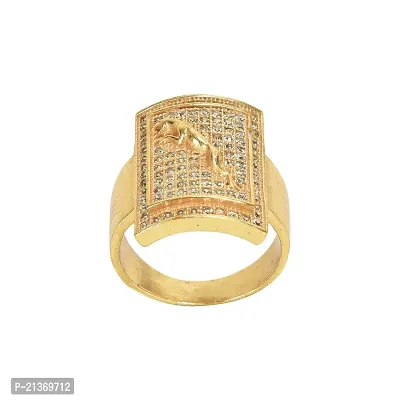 Spangel Enterprise Diamond Collection 18k Yellow Gold and Diamond Ring for men (20.0) (20.0)-thumb2