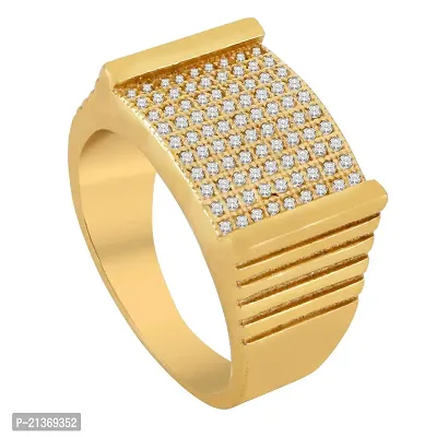 Spangel Enterprise Diamond Collection 18k Yellow Gold and Diamond Ring for men (20.0) (18.0)-thumb0