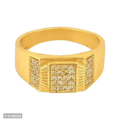 Spangel Enterprise Diamond Collection 18k Yellow Gold and Diamond Ring for men (19.0)-thumb3