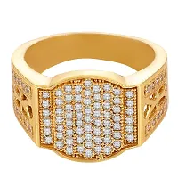 Spangel Enterprise Diamond Collection 18k Yellow Gold and Diamond Ring for men (20.0) (21)-thumb1