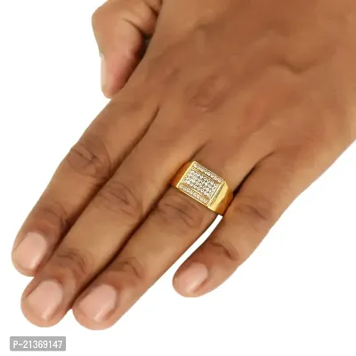 Spangel Enterprise Diamond Collection 18k Yellow Gold and Diamond Ring for men (21)-thumb4