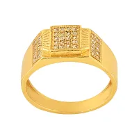 Spangel Enterprise Diamond Collection 18k Yellow Gold and Diamond Ring for men (19.0)-thumb1