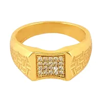 Spangel Enterprise Diamond Collection 18k Yellow Gold and Diamond Ring for men (20.0)-thumb2