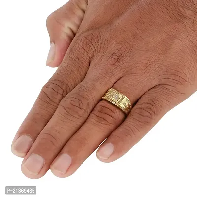Spangel Enterprise Diamond Collection 18k Yellow Gold and Diamond Ring for men (20.0) (20.0)-thumb3