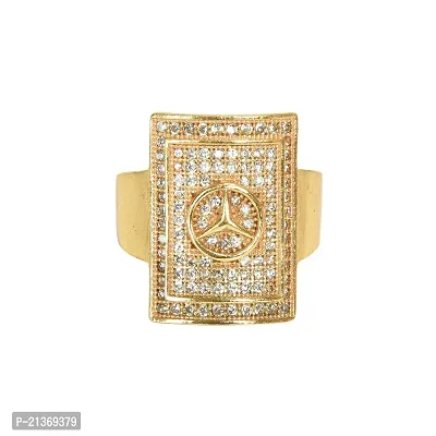 Spangel Enterprise Diamond Collection 18k Yellow Gold and Diamond Ring for men (20.0) (19.0)