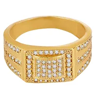 Spangel Enterprise Diamond Collection 18k Yellow Gold and Diamond Ring for men (20.0) (20.0)-thumb1