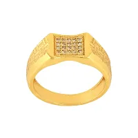 Spangel Enterprise Diamond Collection 18k Yellow Gold and Diamond Ring for men (20.0)-thumb1