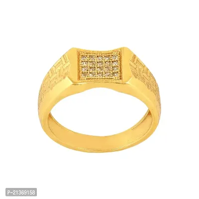 Spangel Enterprise Diamond Collection 18k Yellow Gold and Diamond Ring for men (20.0)-thumb2