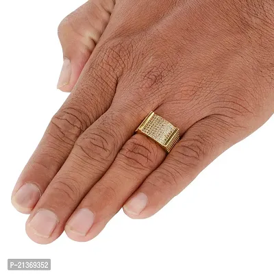 Spangel Enterprise Diamond Collection 18k Yellow Gold and Diamond Ring for men (20.0) (18.0)-thumb3