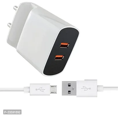 Modern USB Head Charger with Cable for Smartphone-thumb0