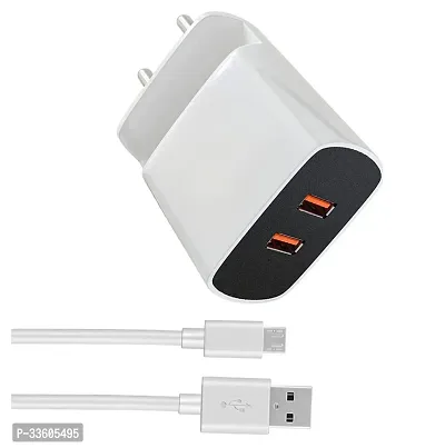 Modern USB Head Charger with Cable for Smartphone-thumb0