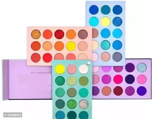 60 Colored Highly Pigmented Eyeshadow Palette 180 G