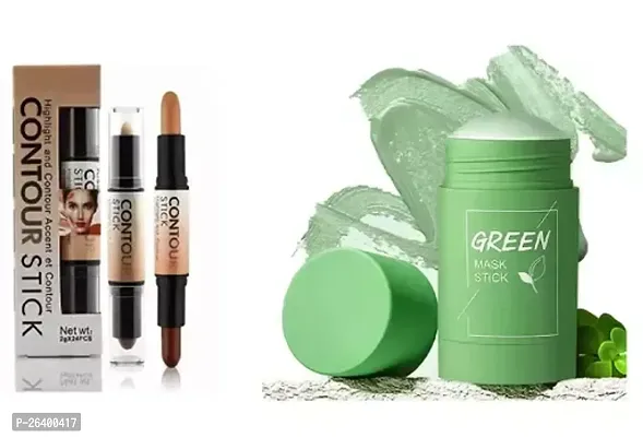 Combo Set Of Green Mask Stick Contour Stick-thumb0