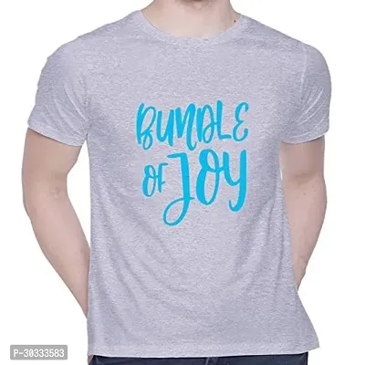 Reliable Grey Cotton Printed T-Shirt For Men-thumb0