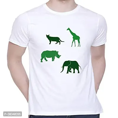 Comfortable White Cotton Tees For Men