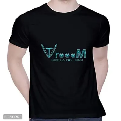 Reliable Black Cotton Printed T-Shirt For Men-thumb0