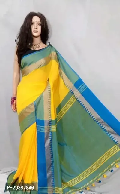 Stylish Cotton Silk Saree with Blouse piece-thumb0