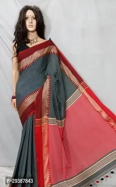 Stylish Cotton Silk Saree with Blouse piece-thumb0