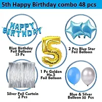 5th Birthday Decoration Items For Boys - 48Pcs Fifth Birthday Decoration - 5th Birthday Party Decorations,Birthday Decorations kit for Boys 5th birthday/ Baby Birthday Decoration Items 5 Year / Birthd-thumb2