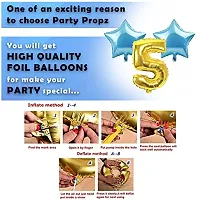 5th Birthday Decoration Items For Boys - 48Pcs Fifth Birthday Decoration - 5th Birthday Party Decorations,Birthday Decorations kit for Boys 5th birthday/ Baby Birthday Decoration Items 5 Year / Birthd-thumb3