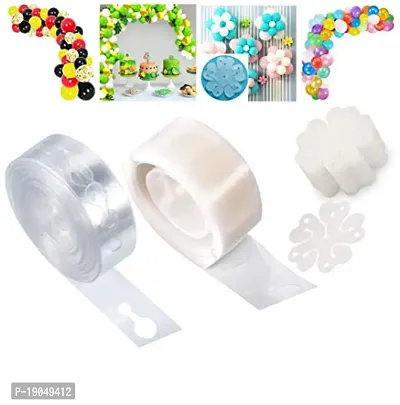 Balloon Arch Garland Decorating Set Include 1 pcs Arch Strip 1 pcs Glue Dot and 6 pcs Flower Clips-thumb0