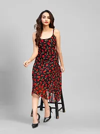 TexStile Woman Georgette Floral Printed Frock-thumb4