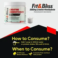FitBliss Creatine Monohydrate 250gm Micronized for Rapid Absorption | Unflavoured, Supports Muscle Endurance  Improved Athletic Performance, Provides Energy for Intense Workout | 83 servings|-thumb4